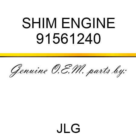 SHIM ENGINE 91561240