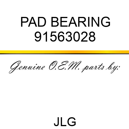 PAD BEARING 91563028