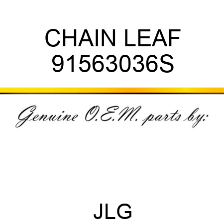 CHAIN LEAF 91563036S