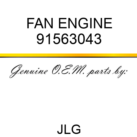 FAN ENGINE 91563043