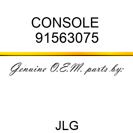 CONSOLE  91563075