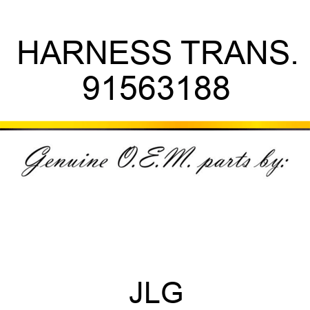 HARNESS TRANS. 91563188