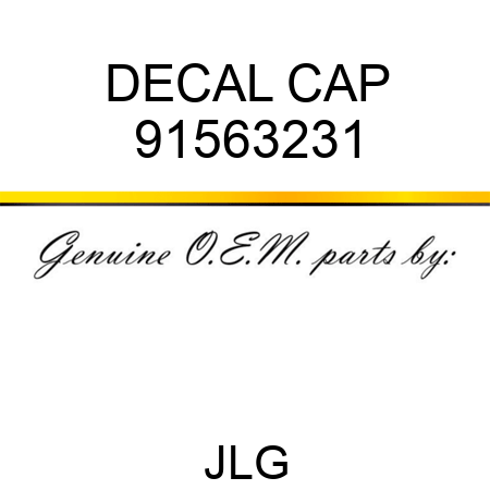 DECAL CAP 91563231