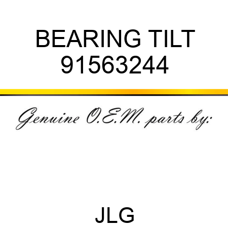 BEARING TILT 91563244