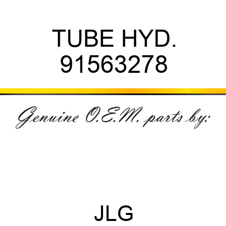 TUBE HYD. 91563278