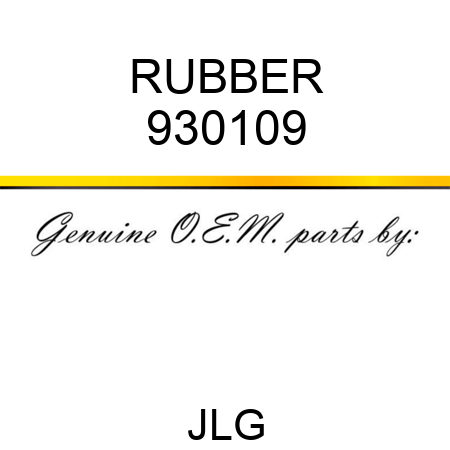 RUBBER 930109