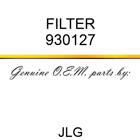 FILTER 930127