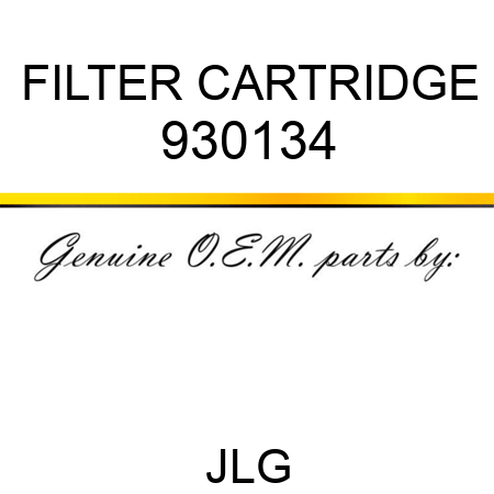 FILTER CARTRIDGE 930134