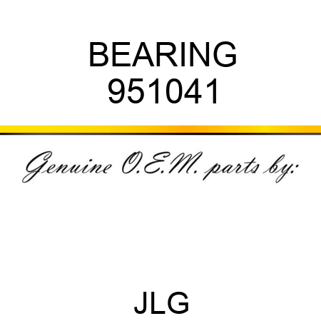 BEARING 951041