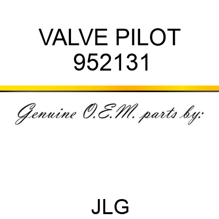 VALVE PILOT 952131