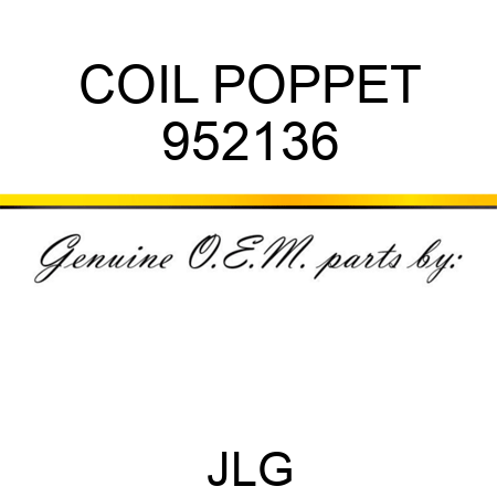 COIL POPPET 952136