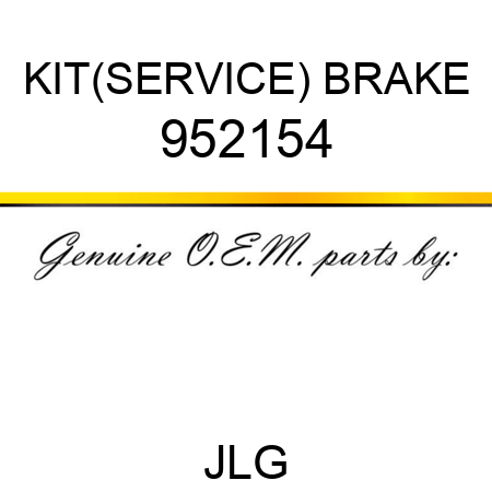 KIT(SERVICE) BRAKE 952154