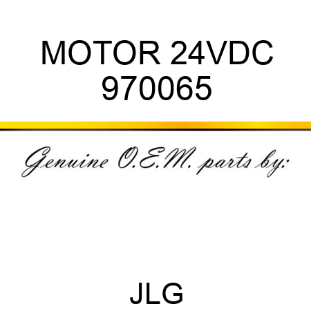 MOTOR 24VDC 970065