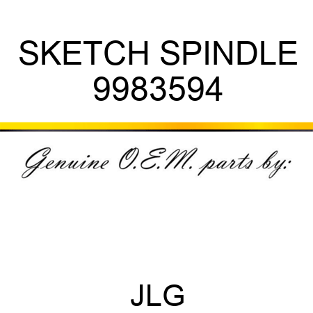 SKETCH SPINDLE 9983594