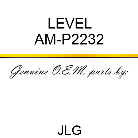 LEVEL AM-P2232