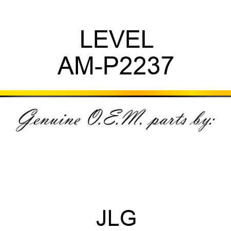 LEVEL AM-P2237