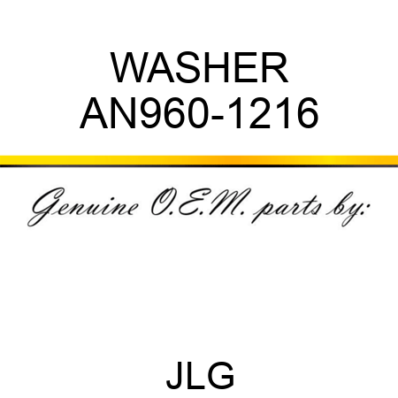 WASHER AN960-1216