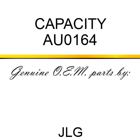 CAPACITY AU0164