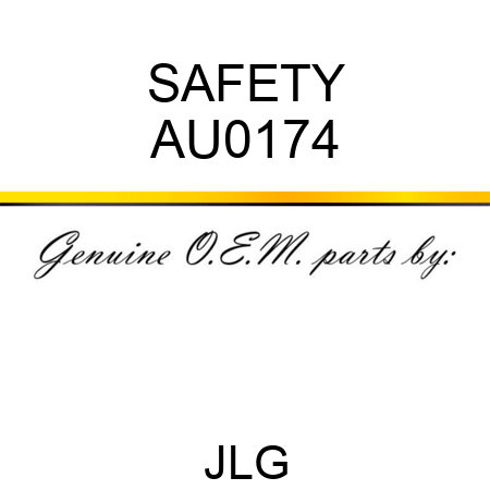 SAFETY AU0174