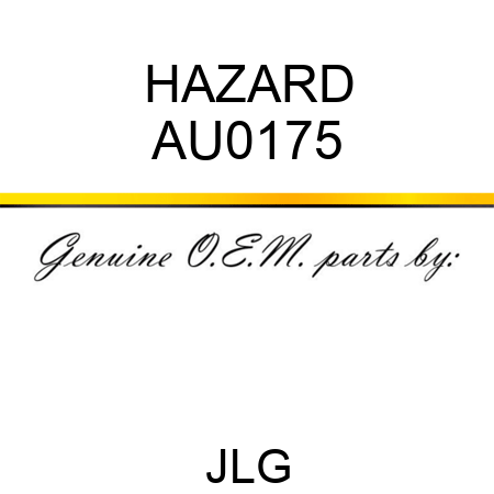 HAZARD AU0175