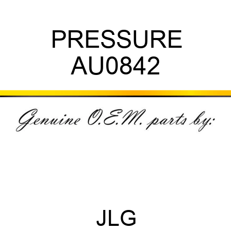 PRESSURE AU0842