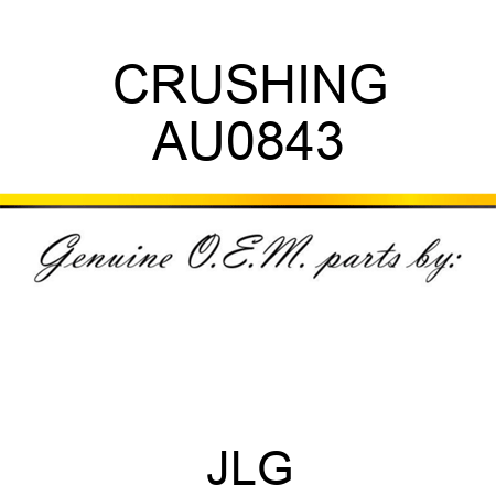 CRUSHING AU0843