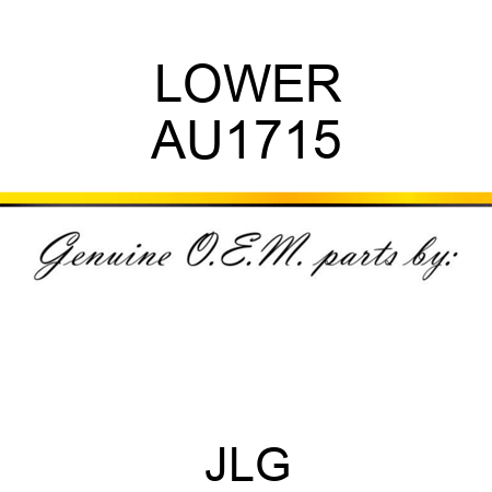 LOWER AU1715