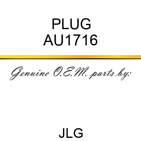 PLUG AU1716