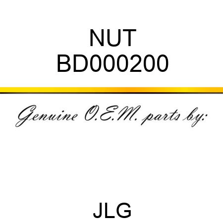 NUT BD000200