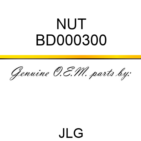 NUT BD000300