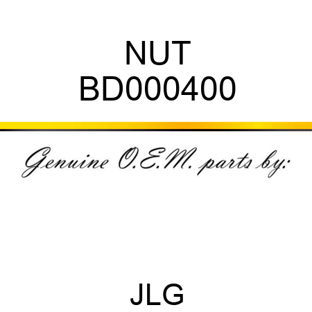 NUT BD000400