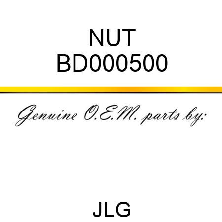 NUT BD000500