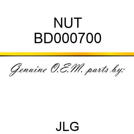 NUT BD000700