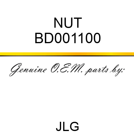 NUT BD001100