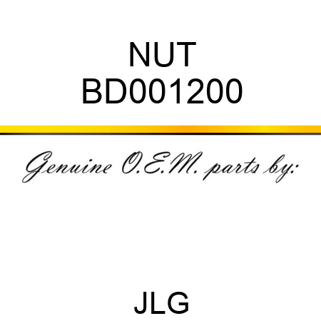 NUT BD001200