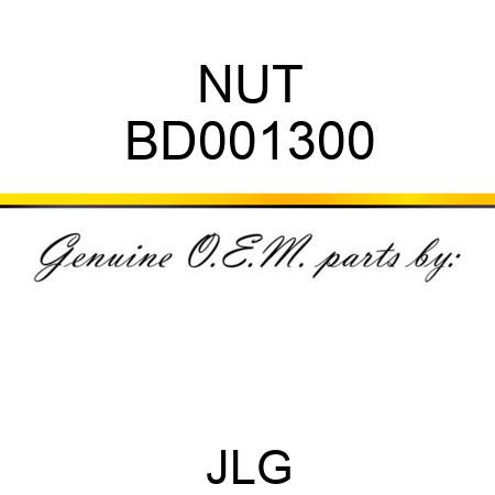 NUT BD001300