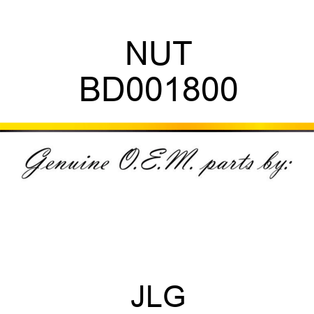 NUT BD001800