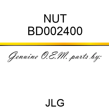 NUT BD002400