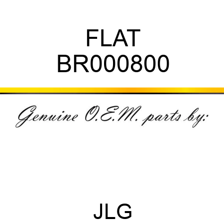 FLAT BR000800