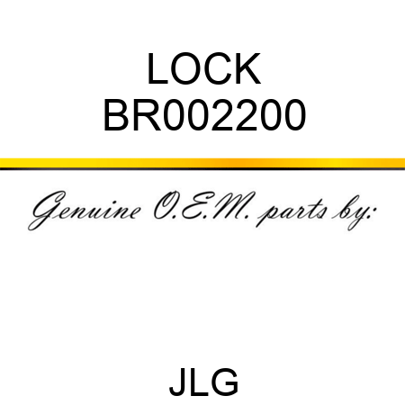 LOCK BR002200