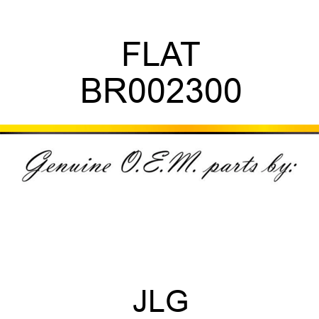 FLAT BR002300