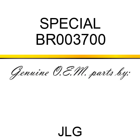 SPECIAL BR003700