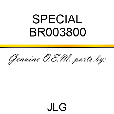 SPECIAL BR003800