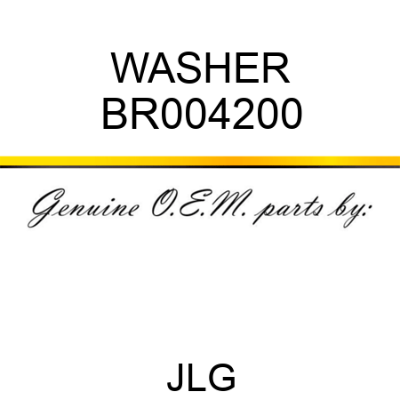 WASHER BR004200