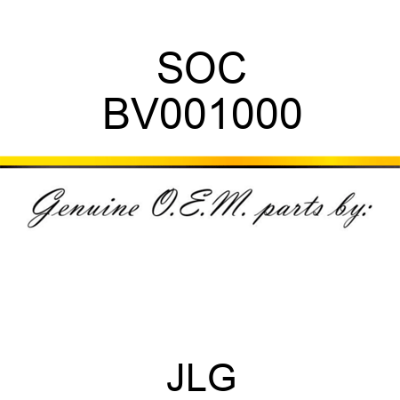 SOC BV001000