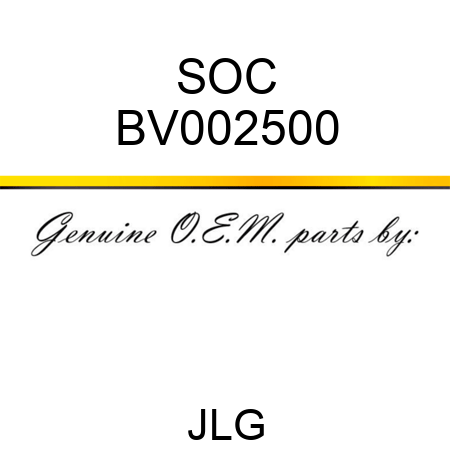 SOC BV002500