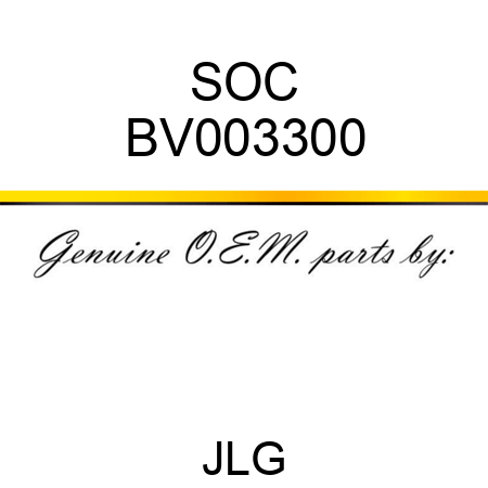 SOC BV003300