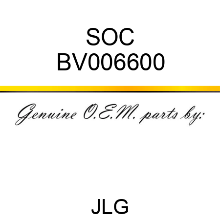 SOC BV006600