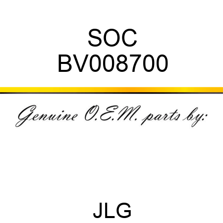 SOC BV008700