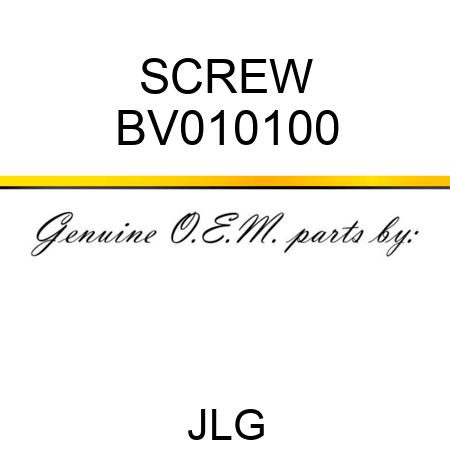 SCREW BV010100